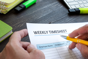 weekly time sheet for contractors